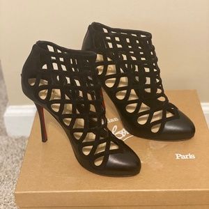 Christian Louboutin cage booties 39.5